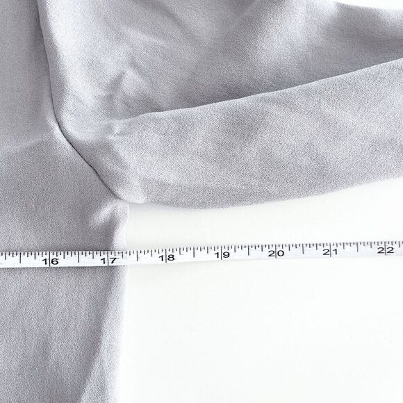 BCBGMaxAzria Womens Darell Tunic Dress Long Sleeve High Low V-Neck Opal Gray XS - Picture 6 of 9